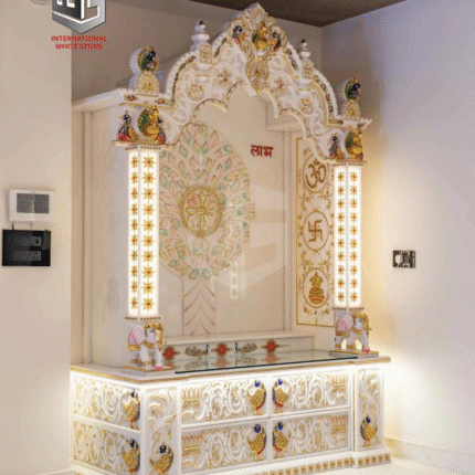 In Makrana city, where marble tells stories of grace and grandeur, IW Stone presents its exquisite collection of Indoor Marble Temple in Kishangarh. These are not mere prayer rooms but timeless sanctuaries that bring both beauty and spiritual depth into your home. Every carving, polished surface, and intricate detail reflects unmatched craftsmanship and respect for tradition. Whether placed gracefully in a living room corner or standing as the centerpiece of a dedicated pooja room, these indoor temples become the true soul of any space. Discover how marble from IW Stone can transform an ordinary prayer into an extraordinary divine experience.