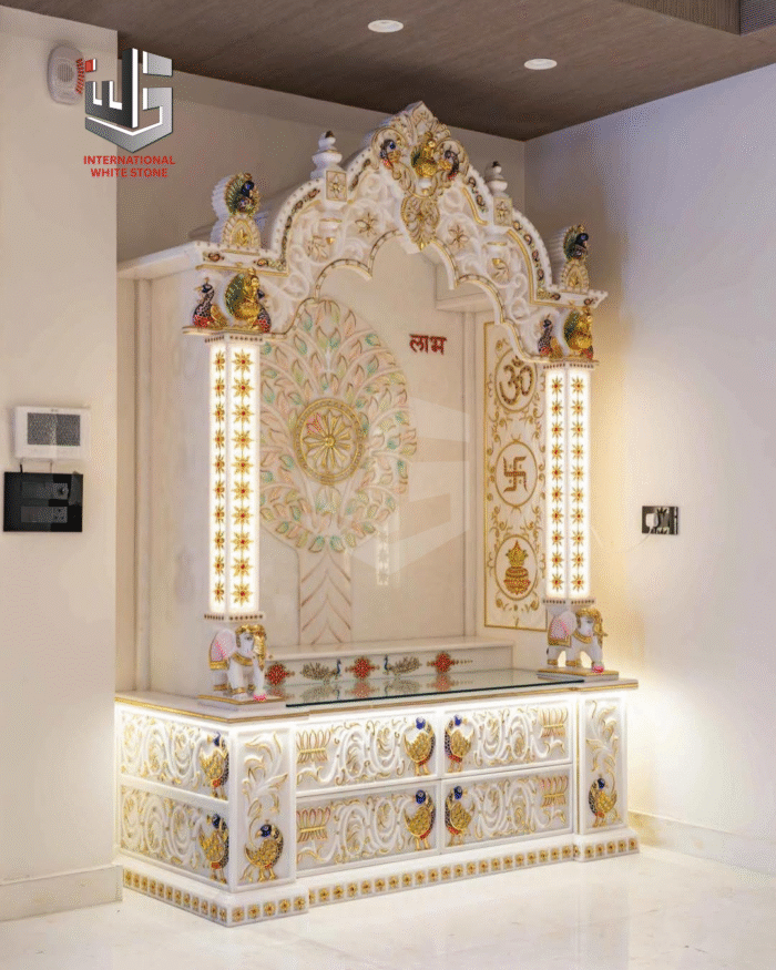 In Makrana city, where marble tells stories of grace and grandeur, IW Stone presents its exquisite collection of Indoor Marble Temple in Kishangarh. These are not mere prayer rooms but timeless sanctuaries that bring both beauty and spiritual depth into your home. Every carving, polished surface, and intricate detail reflects unmatched craftsmanship and respect for tradition. Whether placed gracefully in a living room corner or standing as the centerpiece of a dedicated pooja room, these indoor temples become the true soul of any space. Discover how marble from IW Stone can transform an ordinary prayer into an extraordinary divine experience.