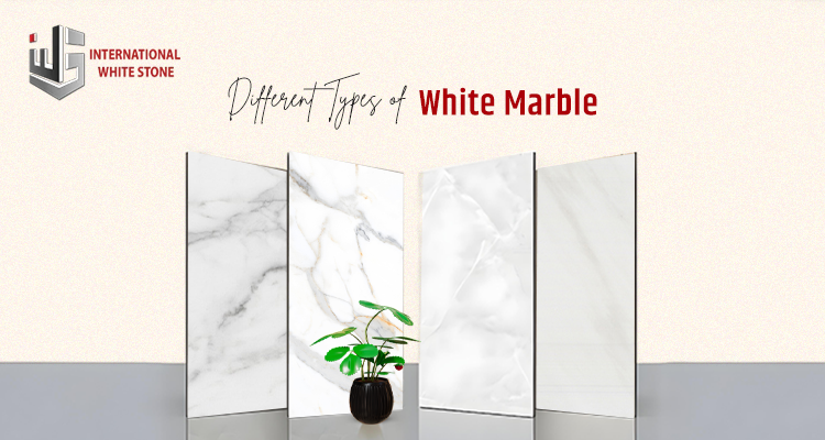 Diffrent types of white marble