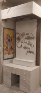 Corner Marble Mandir Ideas