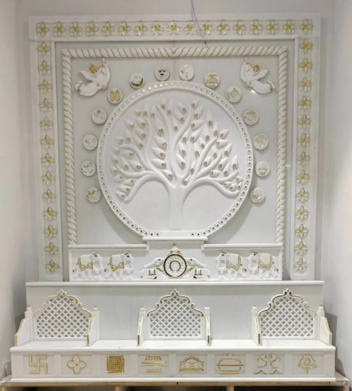 marble pooja room designs