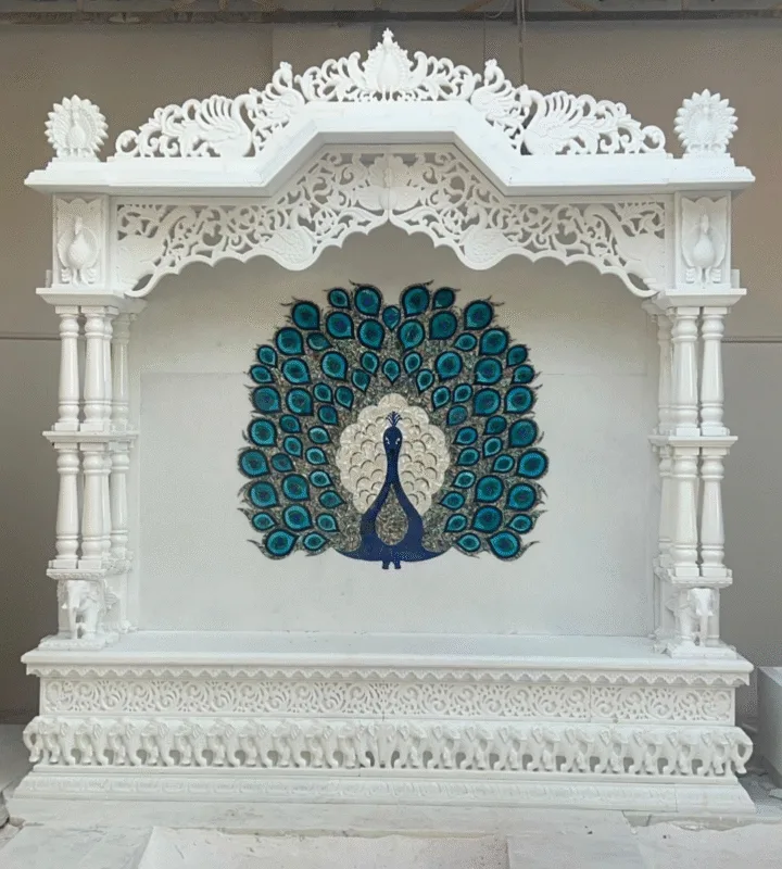 marble pooja room designs