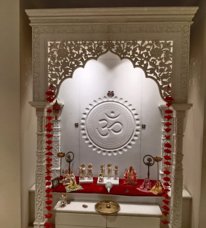 marble pooja room designs