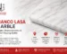 Different grades of Bianco Lasa marble including Oro Gretto and Blu-Gretto varieties